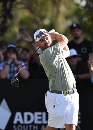 LIV GOLF ADELAIDE, Louis Oosthuizen during the final round of LIV Golf Adelaide at the Grange Golf Club in Adelaide, Sunday, April 28, 2024. ( NO ARCHIVING, EDITORIAL USE ONLY, NO USE IN BOOKS WITHOUT CONSENT ADELAIDE SOUTH AUSTRALIA AUSTRALIA  Copyright: xMICHAELxERREYx 20240428114425056323