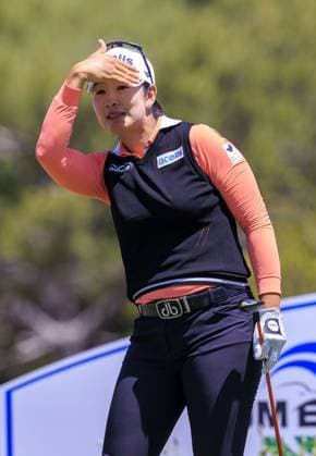 April 27, 2024, Los Angeles, California, USA: A-Lim Kim during Round 3 of the JM Eagle LA Championship presented by Plastpro on Saturday April 27, 2024 at the Wilshire Country Club in Los Angeles, California. ARIANA RUIZ PI Los Angeles U.S - ZUMAp124 20240427_zaa_p124_125 Copyright: xArianaxRuizx