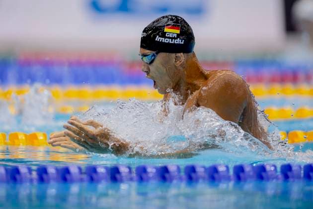 28.04.24 Berlin: Deutsche Meisterschaften im Schwimmen in Berlin, Tag 4, Vorlauefe, Melvin Imoudu, Potsdamer SV Deutsche Meisterschaften im Schwimmen in Berlin Berlin *** 28 04 24 Berlin German Swimming Championships in Berlin, Day 4, Vorlauefe, Melvin Imoudu, Potsdamer SV German Swimming Championships in Berlin Berlin Copyright: xEibner-Pressefotox xJoxKleindlx EP_akg