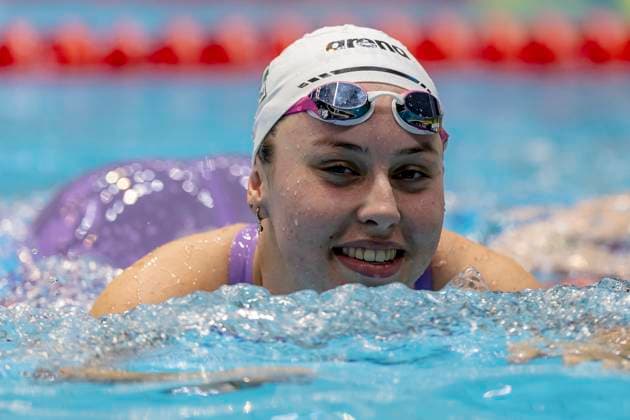 28.04.24 Berlin: Deutsche Meisterschaften im Schwimmen in Berlin, Tag 4, Alessa Mnich, SC Regio Freiburg Deutsche Meisterschaften im Schwimmen in Berlin Berlin *** 28 04 24 Berlin German Swimming Championships in Berlin, Day 4, Alessa Mnich, SC Regio Freiburg German Swimming Championships in Berlin Berlin Copyright: xEibner-Pressefotox xJoxKleindlx EP_akg