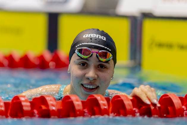 28.04.24 Berlin: Deutsche Meisterschaften im Schwimmen in Berlin, Tag 4, Nina Sandrine Jazy, SG Essen Deutsche Meisterschaften im Schwimmen in Berlin Berlin *** 28 04 24 Berlin German Swimming Championships in Berlin, Day 4, Nina Sandrine Jazy, SG Essen German Swimming Championships in Berlin Berlin Copyright: xEibner-Pressefotox xJoxKleindlx EP_akg
