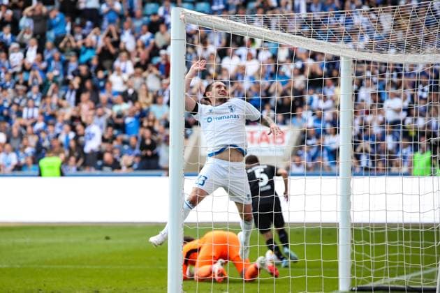 Baris Atik (1. FC Magdeburg,23) - 2. Fußball Bundesliga Saison 2023-2024 1. FC Magdeburg vs. VfL Osnabrück in der MDCC Arena in Magdeburg - Aktion,Fußball,Mann,Männer,Deutschland,28.04.2024
