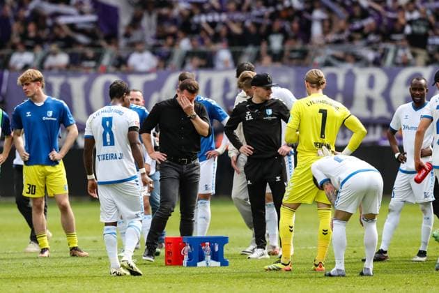 Trainer Christian Titz (1. FC Magdeburg) - 2. Fußball Bundesliga Saison 2023-2024 1. FC Magdeburg vs. VfL Osnabrück in der MDCC Arena in Magdeburg - Fußball,Mann,Männer,Deutschland,28.04.2024