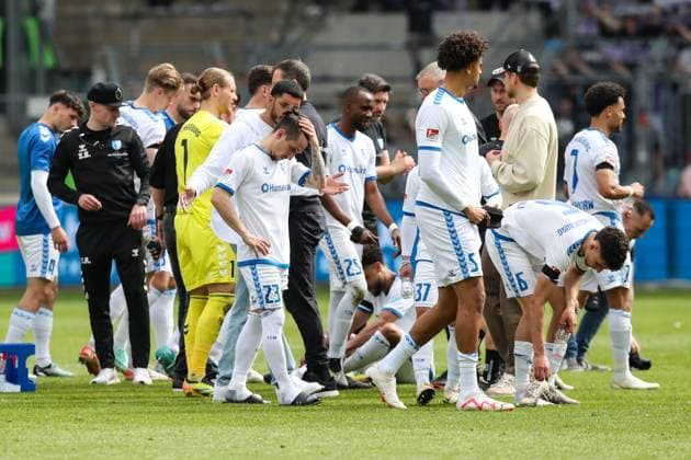 Baris Atik (1. FC Magdeburg,23) - 2. Fußball Bundesliga Saison 2023-2024 1. FC Magdeburg vs. VfL Osnabrück in der MDCC Arena in Magdeburg - Aktion,Fußball,Mann,Männer,Deutschland,28.04.2024