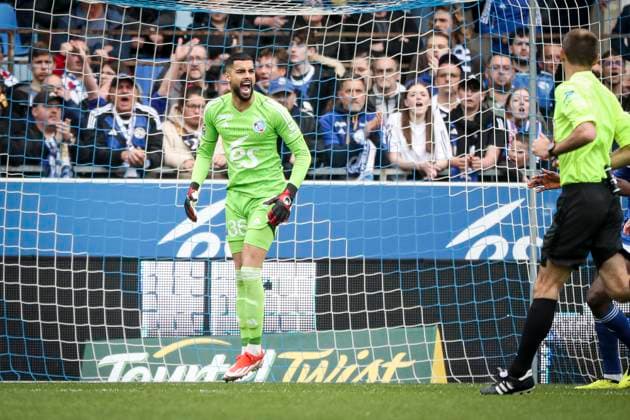 ALAA BELLAAROUCH 36 (RCS) FOOTBALL : Ligue 1 RC Strasbourg vs Niza - 28 04 2024 (Strasbourg - France) ElyxandroCegarra Panoramic 