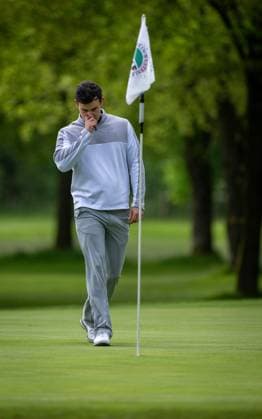 Golf, Saison 2023 24, NRW-Meisterschaften, 28.04.2024, Willy-Schniedwind-Mannschaftspreis, Herren, Ausrichter GC Wasserburg Anholt Richard Schumann (Essen-Heidhausen), Anholt Sportanlage GC Wasserburg Anholt Nordrhein-Westfalen Deutschland