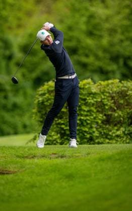 Golf, Saison 2023 24, NRW-Meisterschaften, 28.04.2024, Willy-Schniedwind-Mannschaftspreis, Herren, Ausrichter GC Wasserburg Anholt Maximilian Wilms (GC Hubbelrath), Anholt Sportanlage GC Wasserburg Anholt Nordrhein-Westfalen Deutschland