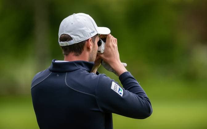 Golf, Saison 2023 24, NRW-Meisterschaften, 28.04.2024, Willy-Schniedwind-Mannschaftspreis, Herren, Ausrichter GC Wasserburg Anholt Christian Hellwig (GC Hubbelrath), Anholt Sportanlage GC Wasserburg Anholt Nordrhein-Westfalen Deutschland