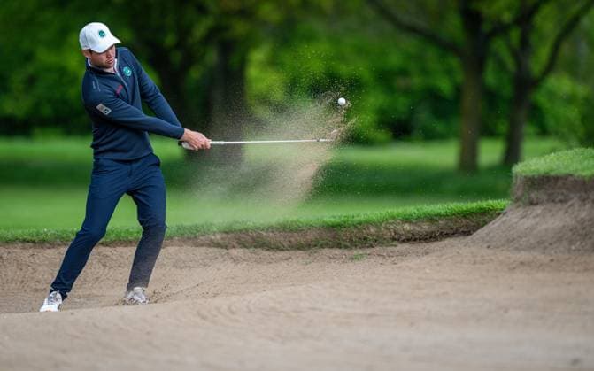 Golf, Saison 2023 24, NRW-Meisterschaften, 28.04.2024, Willy-Schniedwind-Mannschaftspreis, Herren, Ausrichter GC Wasserburg Anholt Christian Hellwig (GC Hubbelrath), Anholt Sportanlage GC Wasserburg Anholt Nordrhein-Westfalen Deutschland