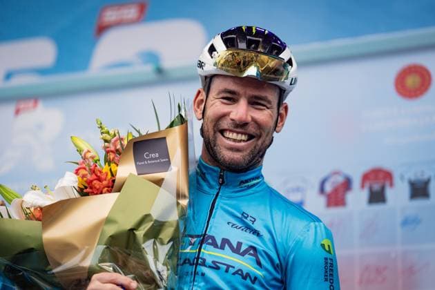 Bilder des Jahres 2024, Sport 04 April Sport Themen der Woche KW17 Sport Bilder des Tages 776139144 Mark Cavendish(UK) of Astana Qazaqstan Cycling Team before the race. The 8th and last stage of the 59th Presidential Cycling Tour of Turkiye was held in Istanbul on April 28, 2024 Istanbul Istanbul Turkey Copyright: xYagizxGurtugx