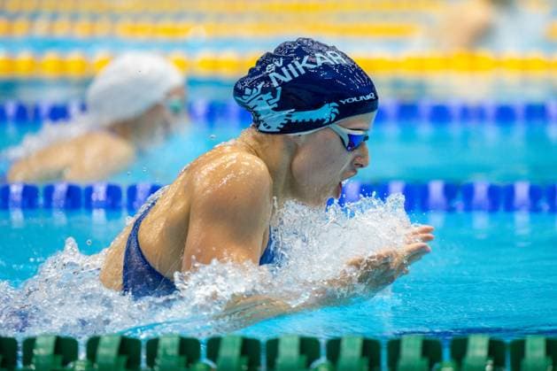 200m Brust Frauen A-Finale Sophie Lenze (SV Nikar Heidelberg) 135. Deutsche Meisterschaften Schwimmen 2024, Berlin, Tag 4, 28.04.2024 135. Deutsche Meisterschaften Schwimmen 2024, Berlin, Tag 4, 28.04.2024 Berlin *** 200m breaststroke women A final Sophie Lenze SV Nikar Heidelberg 135 German Swimming Championships 2024, Berlin, day 4, 28 04 2024 135 German Swimming Championships 2024, Berlin, day 4, 28 04 2024 Berlin Copyright: xEibner-Pressefoto JadrankoxMarjax EP_JMC