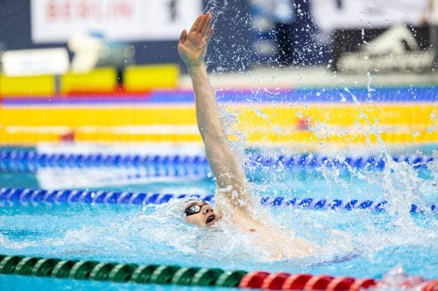200m Rücken Maenner A-Finale Mateja Vasic (DLRG Ortsgruppe Wernigerode) 135. Deutsche Meisterschaften Schwimmen 2024, Berlin, Tag 4, 28.04.2024 135. Deutsche Meisterschaften Schwimmen 2024, Berlin, Tag 4, 28.04.2024 Berlin *** 200m backstroke men A final Mateja Vasic DLRG local group Wernigerode 135 German Swimming Championships 2024, Berlin, day 4, 28 04 2024 135 German Swimming Championships 2024, Berlin, day 4, 28 04 2024 Berlin Copyright: xEibner-Pressefoto JadrankoxMarjax EP_JMC