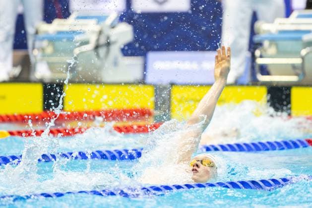 200m Rücken Maenner A-Finale Philipp Peschke (SG Essen) 135. Deutsche Meisterschaften Schwimmen 2024, Berlin, Tag 4, 28.04.2024 135. Deutsche Meisterschaften Schwimmen 2024, Berlin, Tag 4, 28.04.2024 Berlin *** 200m Backstroke Men A Final Philipp Peschke SG Essen 135 German Swimming Championships 2024, Berlin, Day 4, 28 04 2024 135 German Swimming Championships 2024, Berlin, Day 4, 28 04 2024 Berlin Copyright: xEibner-Pressefoto JadrankoxMarjax EP_JMC