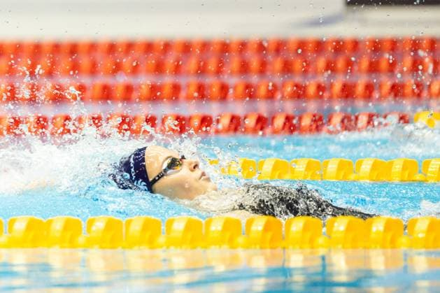 200m Ruecken Frauen A-Finale Maya Werner (SV Nikar Heidelberg) 135. Deutsche Meisterschaften Schwimmen 2024, Berlin, Tag 4, 28.04.2024 135. Deutsche Meisterschaften Schwimmen 2024, Berlin, Tag 4, 28.04.2024 Berlin *** 200m Backstroke Women A Final Maya Werner SV Nikar Heidelberg 135 German Swimming Championships 2024, Berlin, Day 4, 28 04 2024 135 German Swimming Championships 2024, Berlin, Day 4, 28 04 2024 Berlin Copyright: xEibner-Pressefoto JadrankoxMarjax EP_JMC