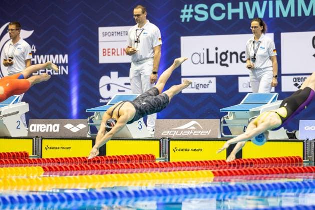 200m Brust Frauen A-Finale Kim Emely Herkle (SV Cannstatt) 135. Deutsche Meisterschaften Schwimmen 2024, Berlin, Tag 4, 28.04.2024 135. Deutsche Meisterschaften Schwimmen 2024, Berlin, Tag 4, 28.04.2024 Berlin *** 200m Breaststroke Women A Final Kim Emely Herkle SV Cannstatt 135 German Swimming Championships 2024, Berlin, Day 4, 28 04 2024 135 German Swimming Championships 2024, Berlin, Day 4, 28 04 2024 Berlin Copyright: xEibner-Pressefoto JadrankoxMarjax EP_JMC