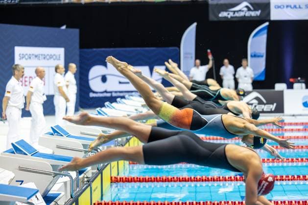50m Freistil Frauen A-Finale 135. Deutsche Meisterschaften Schwimmen 2024, Berlin, Tag 4, 28.04.2024 135. Deutsche Meisterschaften Schwimmen 2024, Berlin, Tag 4, 28.04.2024 Berlin *** 50m freestyle women A final 135 German Swimming Championships 2024, Berlin, day 4, 28 04 2024 135 German Swimming Championships 2024, Berlin, day 4, 28 04 2024 Berlin Copyright: xEibner-Pressefoto JadrankoxMarjax EP_JMC