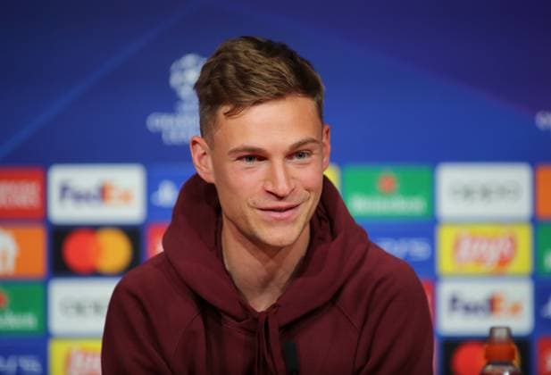 München, Deutschland 29. April 2024: Fussball, Herren, UEFA Champions League, Saison 2023 2024, FC Bayern München, Pressekonferenz Joshua Kimmich (FC Bayern München) Kopf, Portrait auf der Pressekonferenz