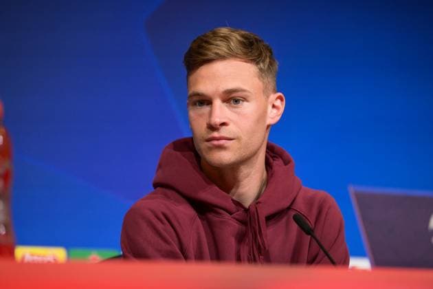Fußball, UEFA Championsleague, 20240429, Pressekonferenz FC Bayern München - Real Madrid. Im Bild Joshua KIMMICH (FC Bayern München, 6). München Allianz Arena Bayern Deutschland Copyright: Passion2Press MarkusxFischerx
