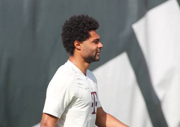 München, Deutschland 29. April 2024: Fussball, Herren, Saison 2023 2024, FC Bayern München, Säbener Strasse, Trainingsgelände, Abschlusstraining, Champions League Serge Gnabry (FC Bayern München) Kopf, Oberkörper