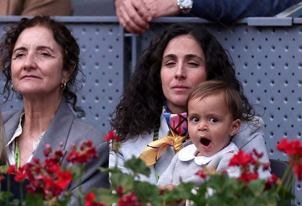 Sport Themen der Woche KW18 Sport Bilder des Tages Son of Rafael Nadal of Spain yawns Mutua Madrid Open, Day 8, Tennis, La Caja Magica, Madrid, Spain - 29 Apr 2024  Copyright: xEllaxLing Shutterstockx 14447604cx