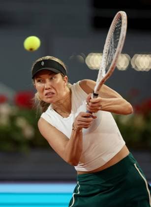 Danielle Collins of USA in action Mutua Madrid Open, Day 8, Tennis, La Caja Magica, Madrid, Spain - 29 Apr 2024  Copyright: xEllaxLing Shutterstockx 14447604dn