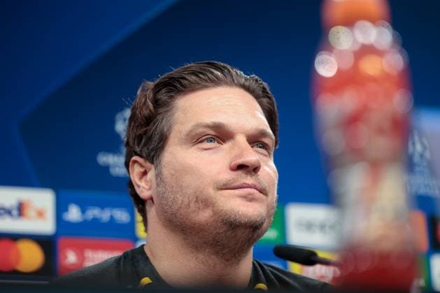30.04.2024, Fussball, Saison 2023 2024, UEFA Champions League, UCL, Pressekonferenz, Borussia Dortmund - Atletico Madrid, Pressekonferenz mit Trainer Edin Terzic (Borussia Dortmund), Dortmund Signal Iduna Park NRW Deutschland xRHR-FOTO DEx Copyright: DennisxEwert RHR-FOTOx RHR-FOTO DE