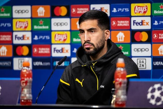 Borussia Dortmund; 30.04.2024 Emre Can (Borussia Dortmund, 23) Pressekonferenz vor dem UEFA Champions League Spiel: Borussia Dortmund - FC Paris Saint-Germain, Signal-Iduna-Park, Dortmund; 30.04.2024 Copyright: xBEAUTIFULxSPORTS Buriakovx