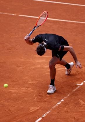 Taylor Fritz of USA frustrated Mutua Madrid Open, Day 9, Tennis, La Caja Magica, Madrid, Spain - 30 Apr 2024  Copyright: xEllaxLing Shutterstockx 14447605h