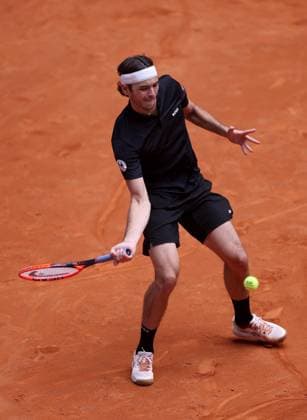 Taylor Fritz of USA in action Mutua Madrid Open, Day 9, Tennis, La Caja Magica, Madrid, Spain - 30 Apr 2024  Copyright: xEllaxLing Shutterstockx 14447605f