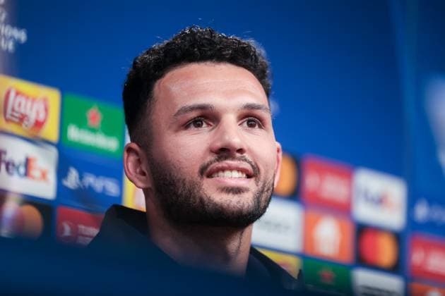 30.04.2024, Fussball, Saison 2023 2024, UEFA Champions League, UCL, Pressekonferenz, Borussia Dortmund - Paris Saint Germain, Pressekonferenz mit Gonzalo Ramos (Paris Saint-Germain), Dortmund Signal Iduna Park NRW Deutschland xRHR-FOTO DEx Copyright: DennisxEwert RHR-FOTOx RHR-FOTO DE