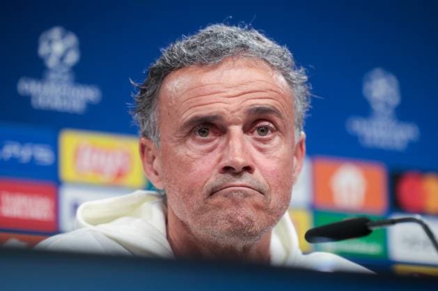 30.04.2024, Fussball, Saison 2023 2024, UEFA Champions League, UCL, Pressekonferenz, Borussia Dortmund - Paris Saint Germain, Pressekonferenz mit Cheftrainer Luis Enrique (Paris Saint Germain), Dortmund Signal Iduna Park NRW Deutschland xRHR-FOTO DEx Copyright: DennisxEwert RHR-FOTOx RHR-FOTO DE