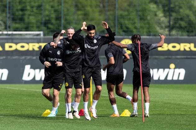 Training, Borussia Dortmund; 30.04.2024 Emre Can (Borussia Dortmund, 23) Training; UEFA Champions League Spiel: Borussia Dortmund - FC Paris Saint-Germain, Signal-Iduna-Park, Dortmund; 30.04.2024 Copyright: xBEAUTIFULxSPORTS Buriakovx