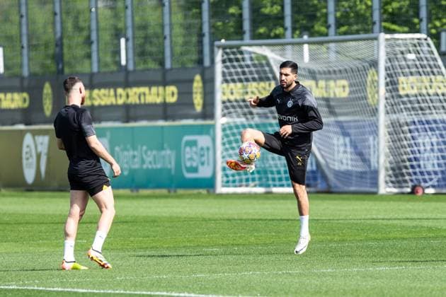 Training, Borussia Dortmund; 30.04.2024 Emre Can (Borussia Dortmund, 23) Training; UEFA Champions League Spiel: Borussia Dortmund - FC Paris Saint-Germain, Signal-Iduna-Park, Dortmund; 30.04.2024 Copyright: xBEAUTIFULxSPORTS Buriakovx