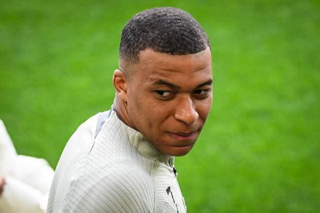 April 30, 2024, Dortmund, France, Germany: Kylian MBAPPE of PSG during a Paris Saint-Germain training session at Signal Iduna Park on April 30, 2024 in Dortmund, Germany. Dortmund Germany - ZUMAm308 20240430_zsp_m308_005 Copyright: xMatthieuxMirvillex