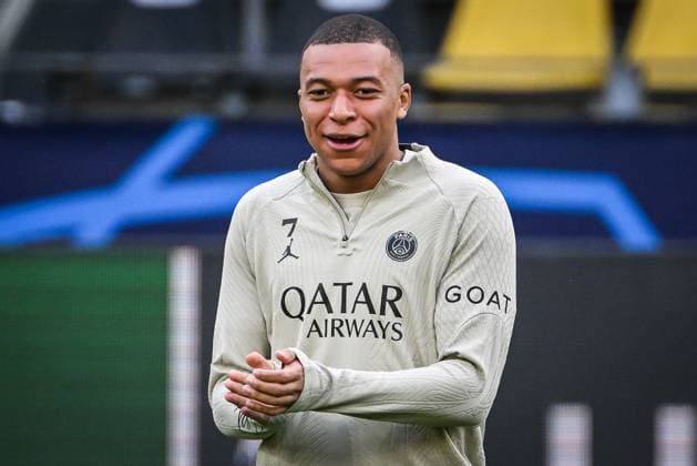 April 30, 2024, Dortmund, France, Germany: Kylian MBAPPE of PSG during a Paris Saint-Germain training session at Signal Iduna Park on April 30, 2024 in Dortmund, Germany. Dortmund Germany - ZUMAm308 20240430_zsp_m308_006 Copyright: xMatthieuxMirvillex