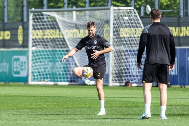 Training, Borussia Dortmund; 30.04.2024 Niclas Füllkrug (Borussia Dortmund, 14) Training; UEFA Champions League Spiel: Borussia Dortmund - FC Paris Saint-Germain, Signal-Iduna-Park, Dortmund; 30.04.2024 Copyright: xBEAUTIFULxSPORTS Buriakovx