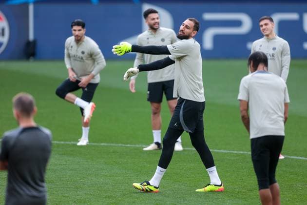 30.04.2024, Fussball, Saison 2023 2024, UEFA Champions League, UCL, Borussia Dortmund - Paris Saint Germain, Torwart Gianluigi Donnarumma (Paris Saint-Germain), Dortmund Signal Iduna Park NRW Deutschland xRHR-FOTO DEx Copyright: DennisxEwert RHR-FOTOx RHR-FOTO DE