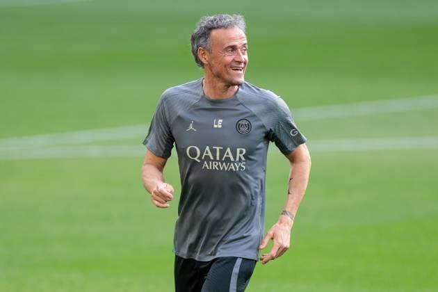 30.04.2024, Fussball, Saison 2023 2024, UEFA Champions League, UCL, Borussia Dortmund - Paris Saint Germain, Cheftrainer Luis Enrique (Paris Saint Germain), Dortmund Signal Iduna Park NRW Deutschland xRHR-FOTO DEx Copyright: DennisxEwert RHR-FOTOx RHR-FOTO DE