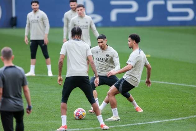 30.04.2024, Fussball, Saison 2023 2024, UEFA Champions League, UCL, Borussia Dortmund - Paris Saint Germain, Achraf Hakimi (Paris Saint-Germain), Dortmund Signal Iduna Park NRW Deutschland xRHR-FOTO DEx Copyright: DennisxEwert RHR-FOTOx RHR-FOTO DE