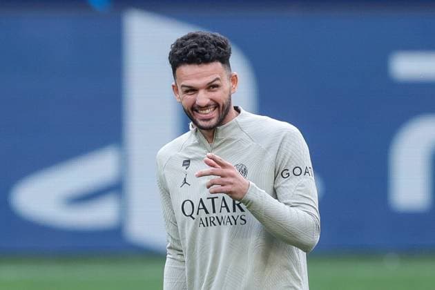 30.04.2024, Fussball, Saison 2023 2024, UEFA Champions League, UCL, Borussia Dortmund - Paris Saint Germain, Gonzalo Ramos (Paris Saint-Germain) lacht, Dortmund Signal Iduna Park NRW Deutschland xRHR-FOTO DEx Copyright: DennisxEwert RHR-FOTOx RHR-FOTO DE