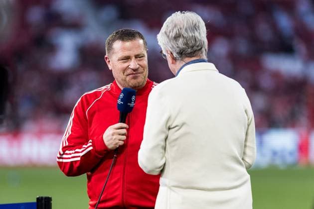 UEFA Champions League: FC Bayern München - Real Madrid; 30.04.2024 Max Eberl (Sportvorstand FC Bayern München) im Interview UEFA Champions League: FC Bayern München - Real Madrid, München, Allianz Arena Copyright: xBEAUTIFULxSPORTS Wunderlx