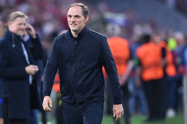 Fußball Champions League Halbfinale FC Bayern München - Real Madrid am 30.04.2024 in der Allianz Arena in München Thomas Tuchel ( Trainer Cheftrainer München )