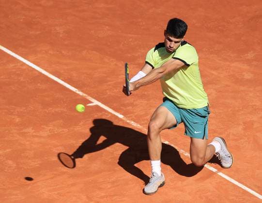 Carlos Alcaraz (SPA) vs JL Struff (GER) during Masters Series Madrid 2024 in Madrid on Tuesday, 30 April 2024 Cordon Press Cordon Press  ALBERTOxSIMON