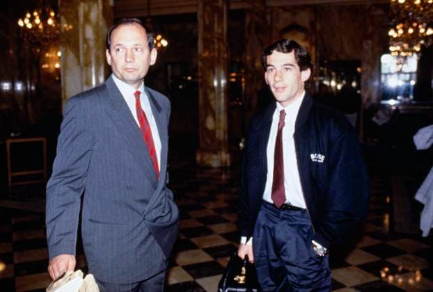 RECORD DATE NOT STATED Foto LaPresse Parigi , ottobre 1989 motori Gran Premio Formula 1 nella foto: Ayrton Senna e Ron Dennis  Copyright: xLaPressex