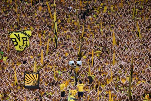 Sport Bilder des Tages 01.05.2024, Fussball UEFA Champions League 2023 2024, Halbfinale, Borussia Dortmund - FC Paris Saint-Germain im Signal-Iduna-Park Dortmund. BVB Fans