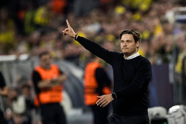 UEFA Champions League: Borussia Dortmund - FC Paris Saint-Germain; 01.05.2024 Edin Terzic (Borussia Dortmund, Chef-Trainer) gestikuliert UEFA Champions League: Borussia Dortmund - FC Paris Saint-Germain, Dortmund, SIGNAL IDUNA PARK Copyright: xBEAUTIFULxSPORTS Wunderlx