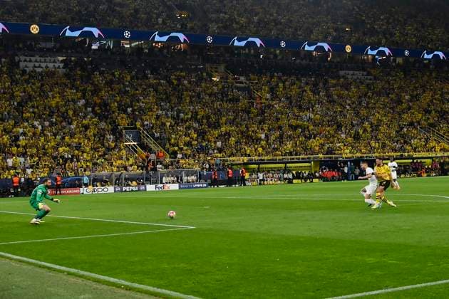 Niclas Füllkrug Fuellkrug ( 14, Borussia Dortmund) erzielt das Tor zum 1:0 01.05.2024 Fussball, Champions League, Borussia Dortmund vs Paris Saint-Germain , Signal Iduna Park, Dortmund, NRW Germany