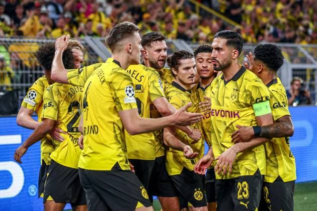 Tor, Torjubel, zum 1:0 durch Niclas Füllkrug Fuellkrug (Borussia Dortmund BVB, 14), GER, Borussia Dortmund BVB vs. Paris Saint-Germain PSG, UEFA Champions League 2023 24, Halbfinal - Hinspiel, 01.05.2024, GER, Borussia Dortmund BVB vs. Paris Saint-Germain PSG, UEFA Champions League 2023 24, Halbfinal - Hinspiel, 01.05.2024, Foto: Eibner-Pressefoto Gabriel Boia Dortmund Copyright: xEibner-Pressefoto GabrielxBoiax EP_EER