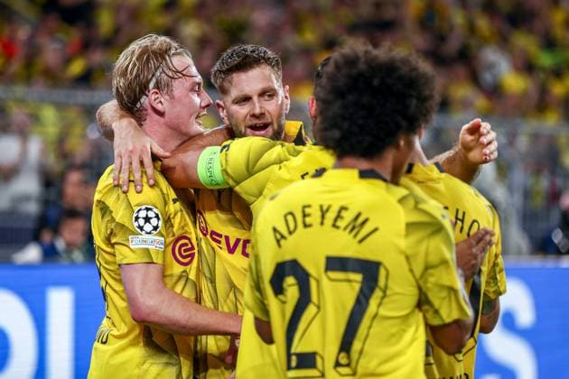 Tor, Torjubel, zum 1:0 durch Niclas Füllkrug Fuellkrug (Borussia Dortmund BVB, 14), GER, Borussia Dortmund BVB vs. Paris Saint-Germain PSG, UEFA Champions League 2023 24, Halbfinal - Hinspiel, 01.05.2024, GER, Borussia Dortmund BVB vs. Paris Saint-Germain PSG, UEFA Champions League 2023 24, Halbfinal - Hinspiel, 01.05.2024, Foto: Eibner-Pressefoto Gabriel Boia Dortmund Copyright: xEibner-Pressefoto GabrielxBoiax EP_EER