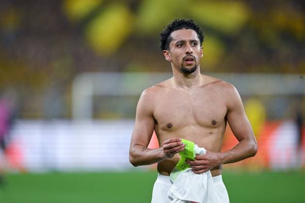 01.05.2024, Fussball, UCL, UEFA Champions League, , Saison 2023 2024, Semifinal, Borussia Dortmund - Paris St. Germain, Marquinhos (Paris St. Germain) xRHR-FOTO TKx Copyright: TeresaxKroeger RHR-FOTOx RHR-FOTO TK
